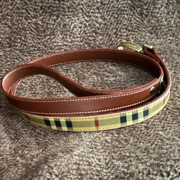 Burberry Nova Check leather dog leash new - Picture 7 of 12